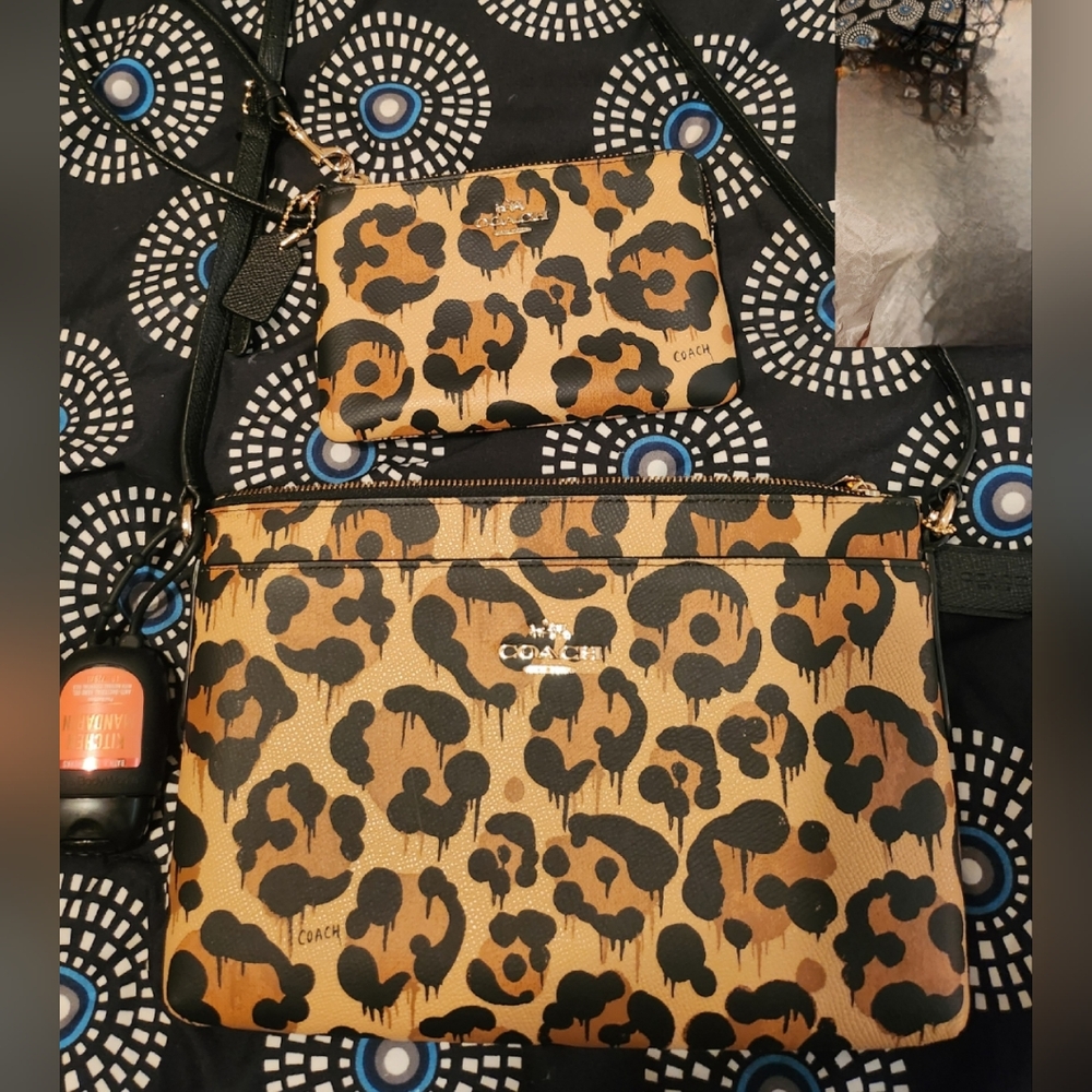 Coach Wild Beast Wristlet And Crossbody